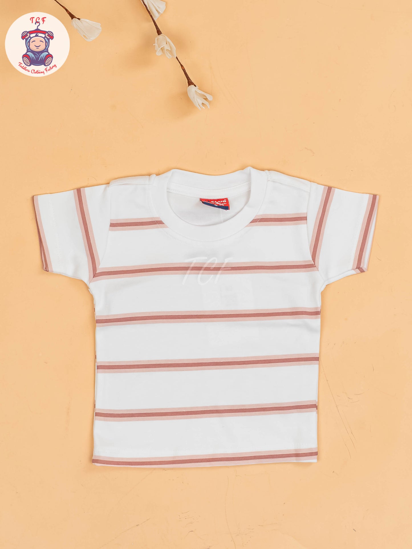 White & Onion Pink - Stripes Jumpsuits