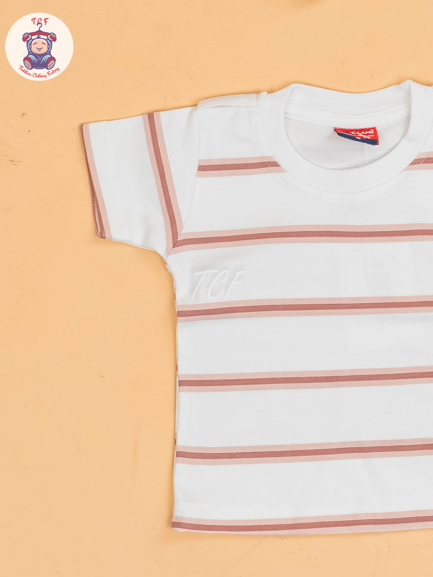 White & Onion Pink - Stripes Jumpsuits