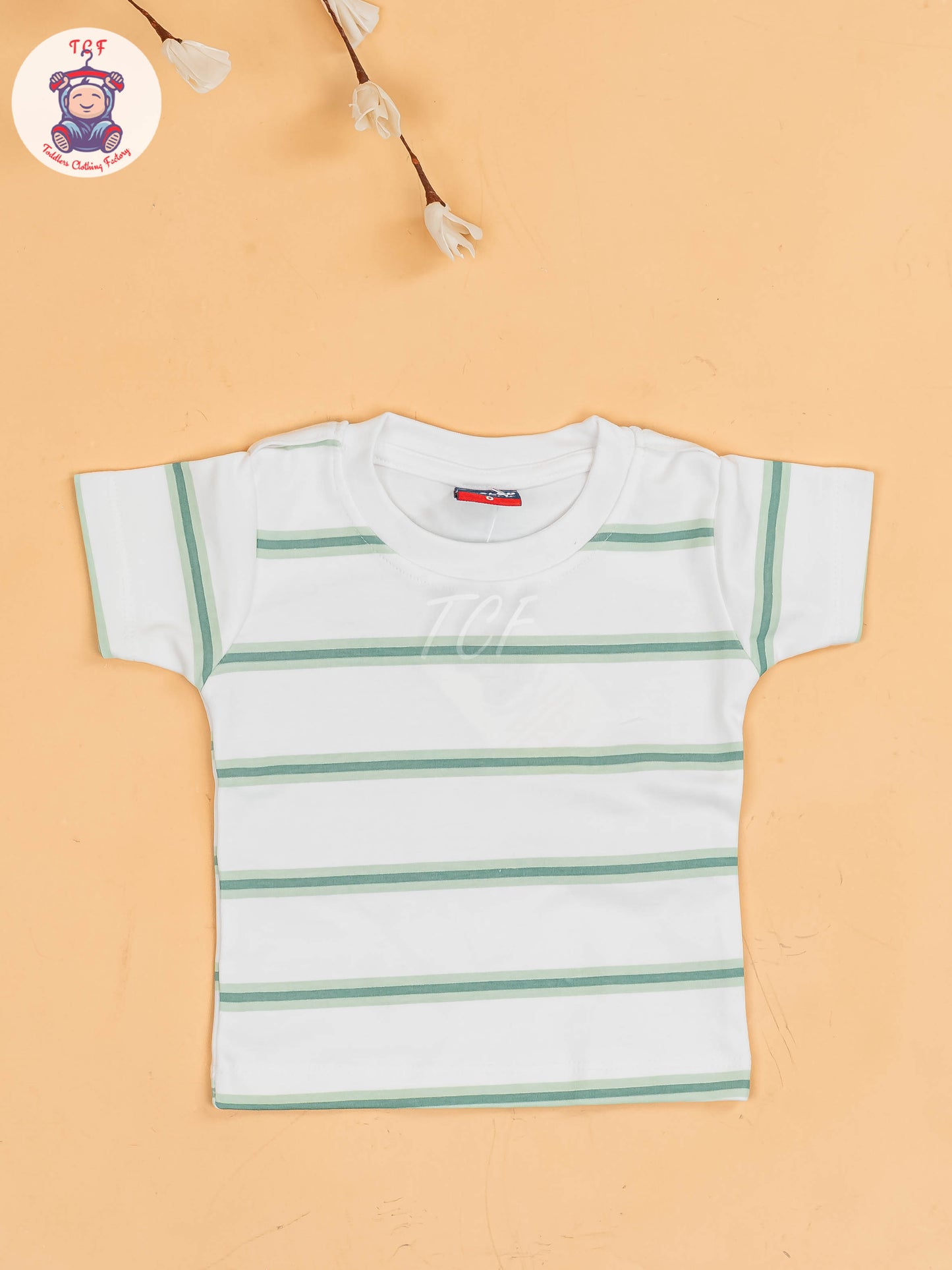 White & Green - Stripes Jumpsuits