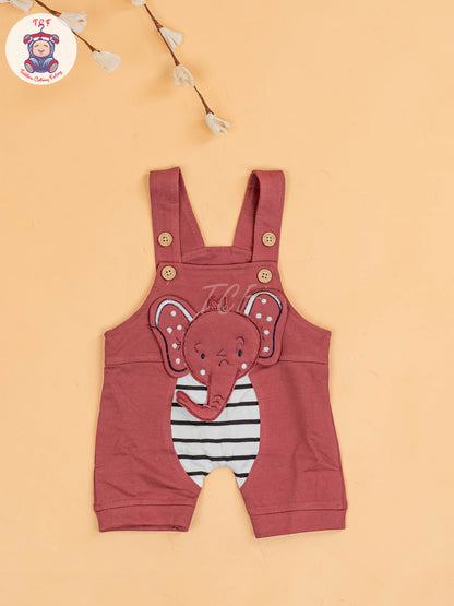 White & Rust - Elephant Jumpsuits