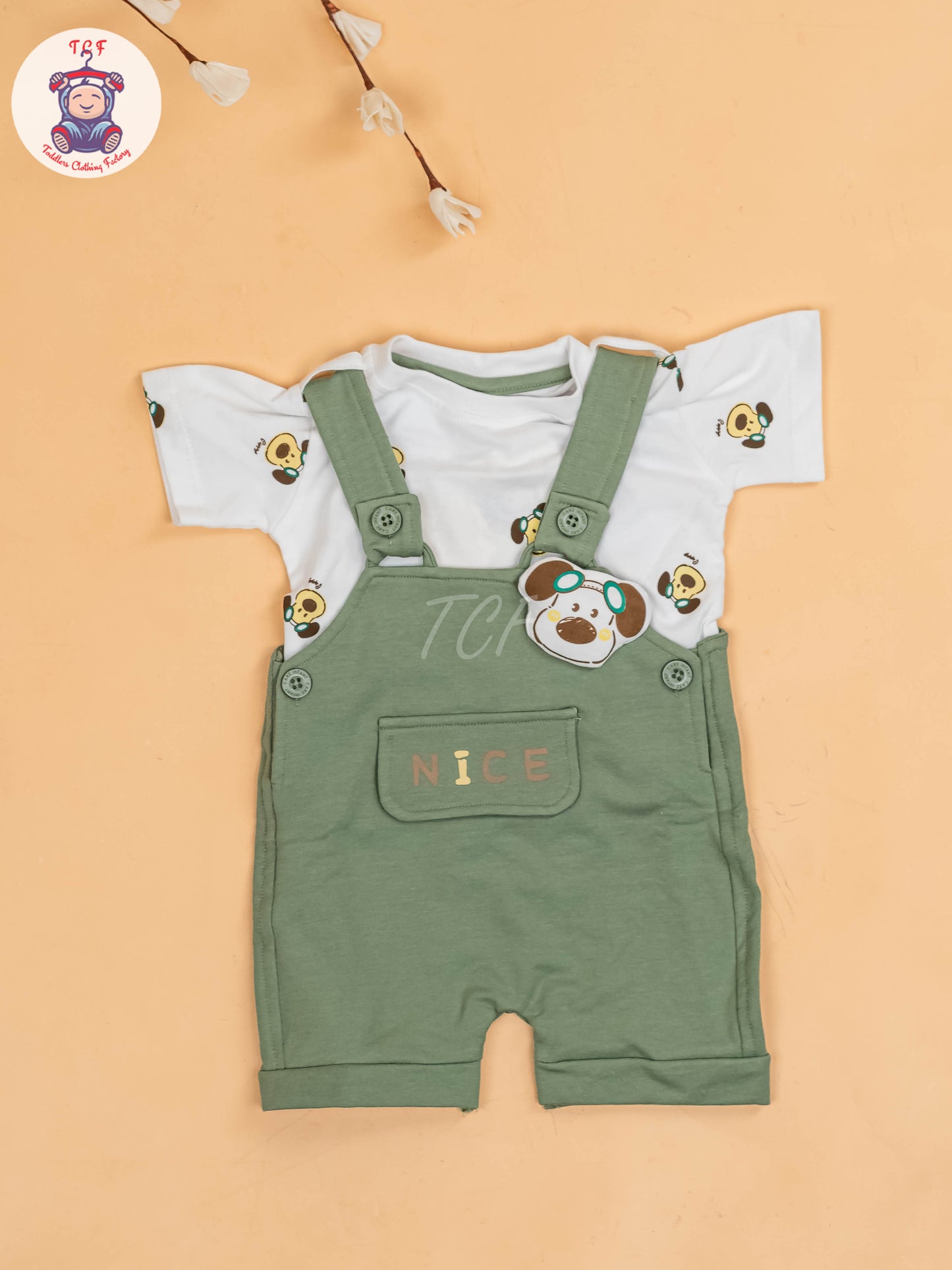 White & Green - Nice Jumpsuits