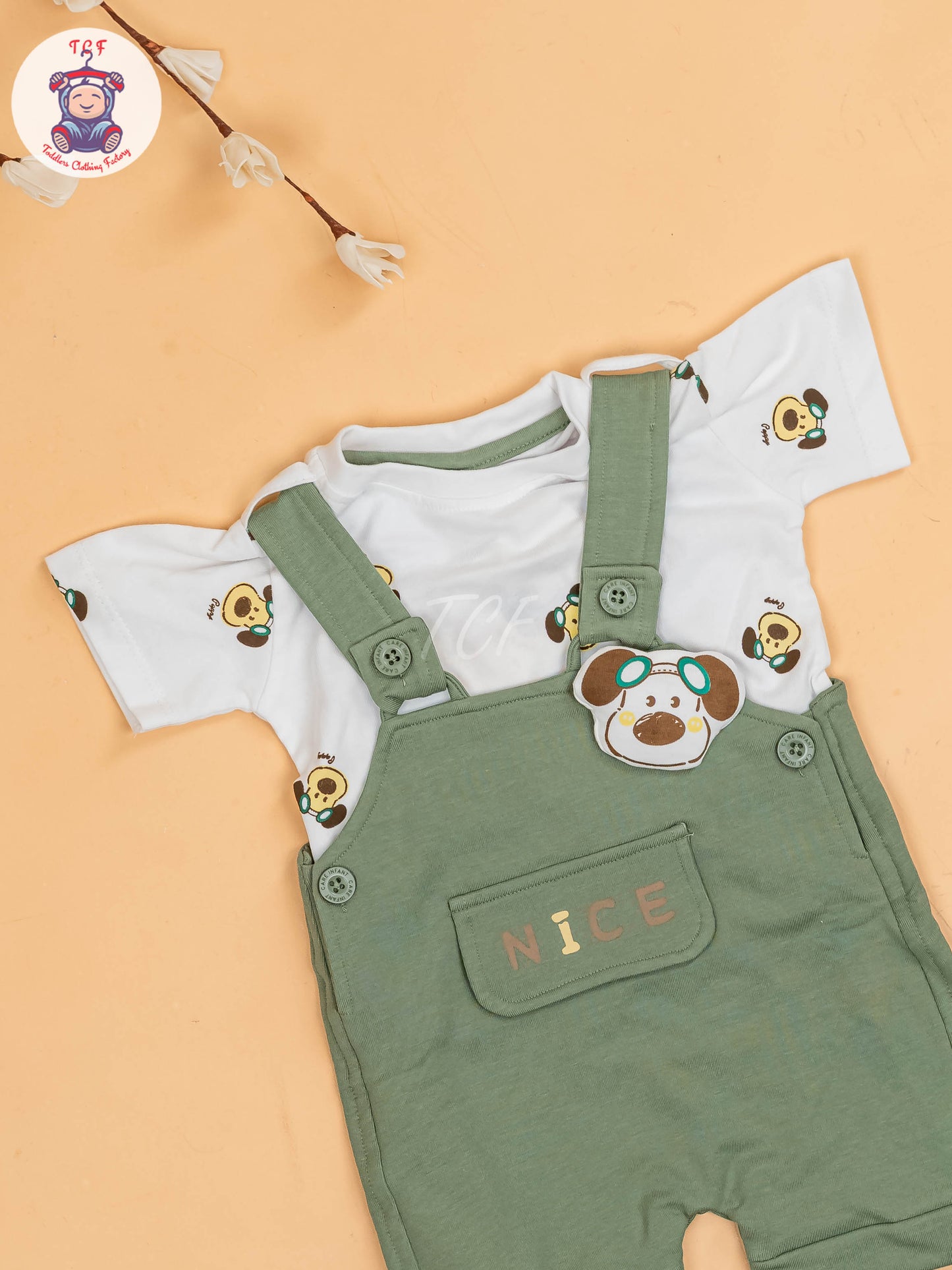 White & Green - Nice Jumpsuits