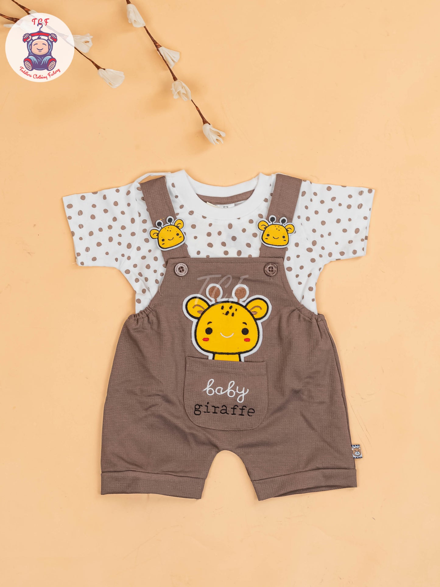 White & Brown - Camel Jumpsuits