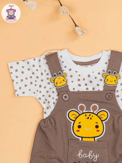 White & Brown - Camel Jumpsuits