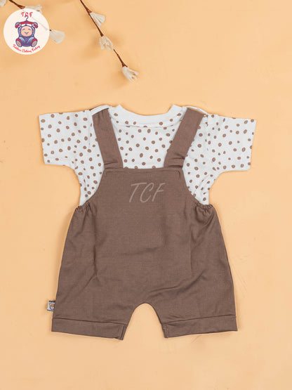 White & Brown - Camel Jumpsuits