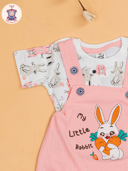 White & Pink - Rabbit Jumpsuits