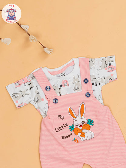 White & Pink - Rabbit Jumpsuits