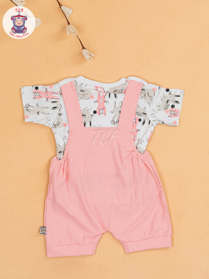 White & Pink - Rabbit Jumpsuits