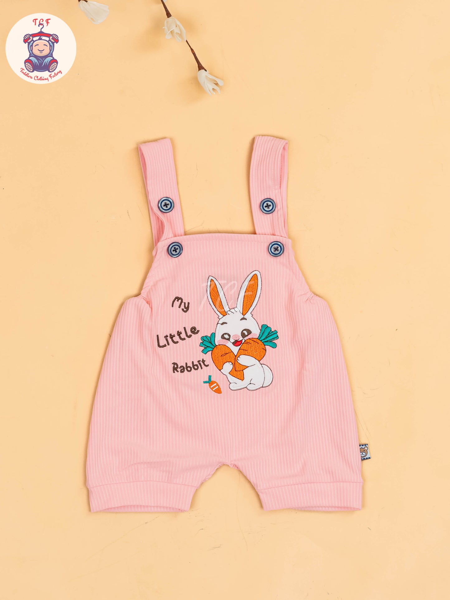 White & Pink - Rabbit Jumpsuits
