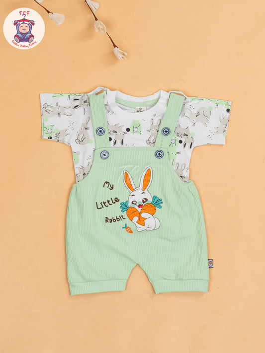 White & Green - Rabbit Jumpsuits