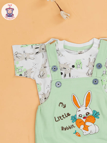 White & Green - Rabbit Jumpsuits