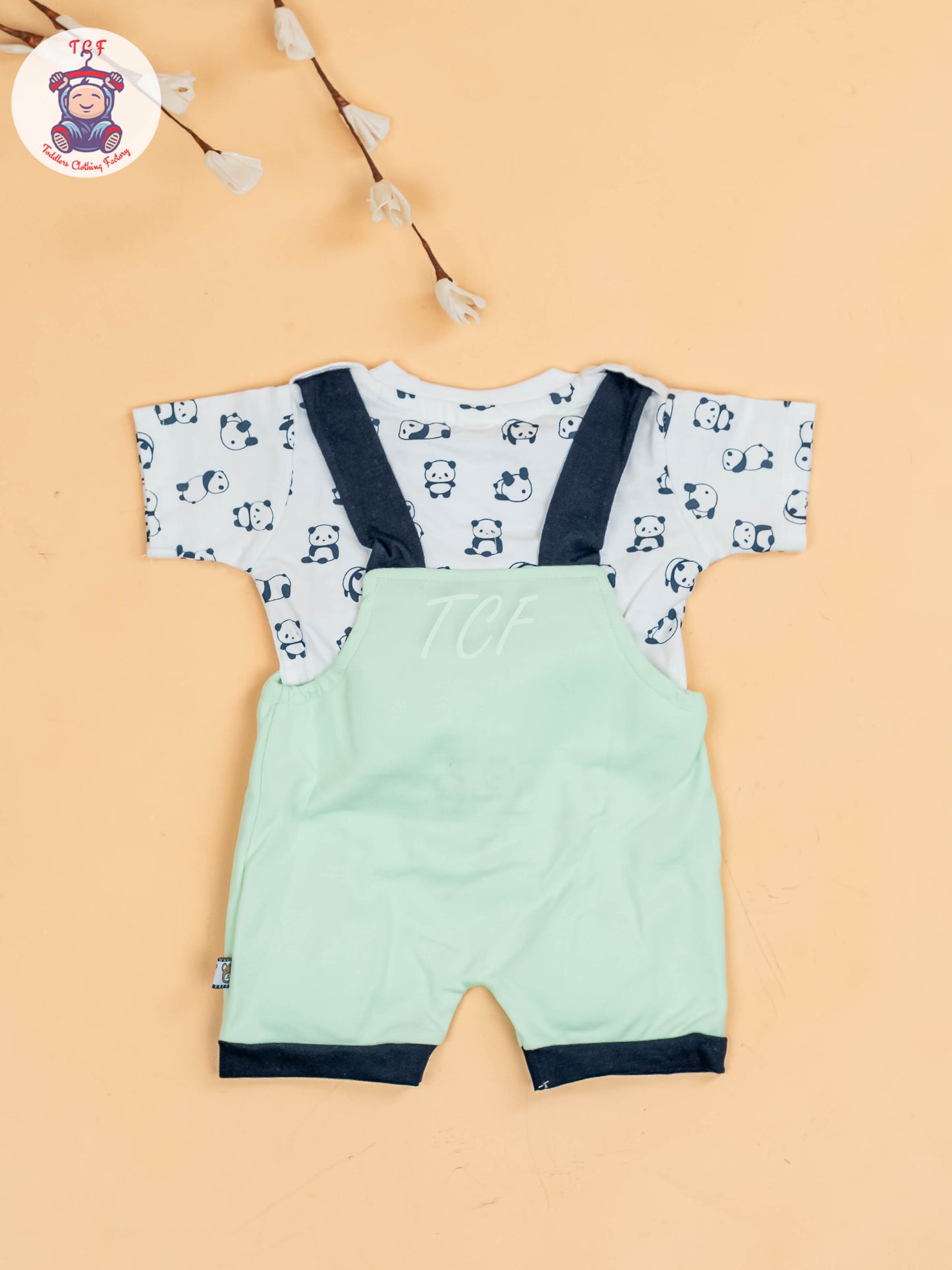 White & Green - Teddy Jumpsuits