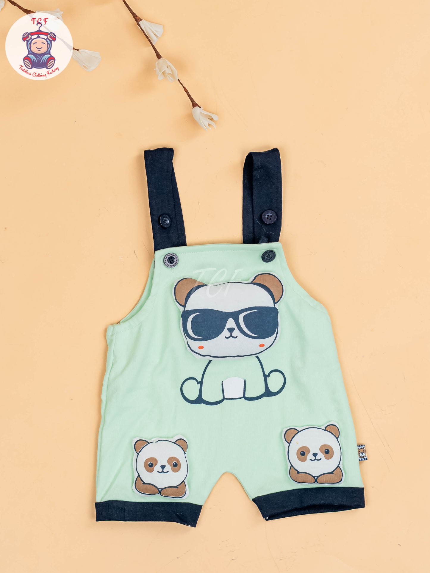 White & Green - Teddy Jumpsuits