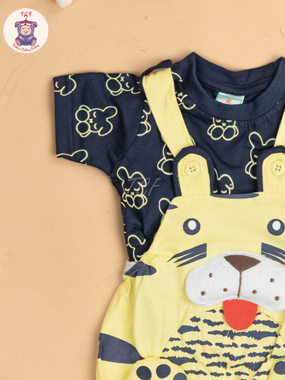 Navy Blue & Green - Cat Jumpsuits