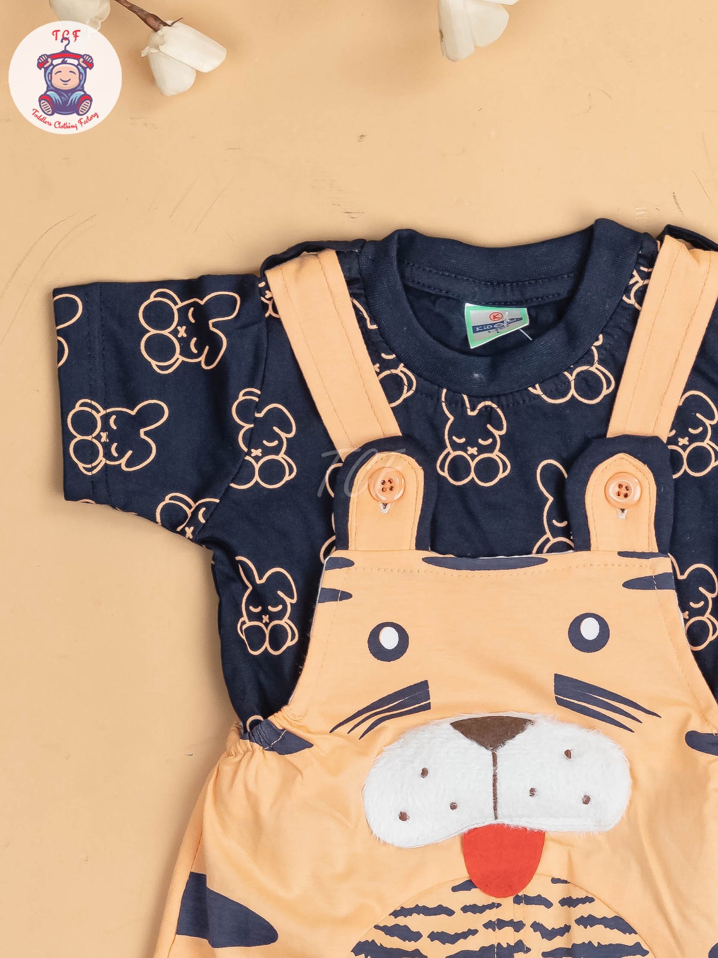 Navy Blue & Orange - Cat Jumpsuits