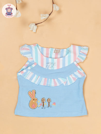 Light Blue - Top & Shorts