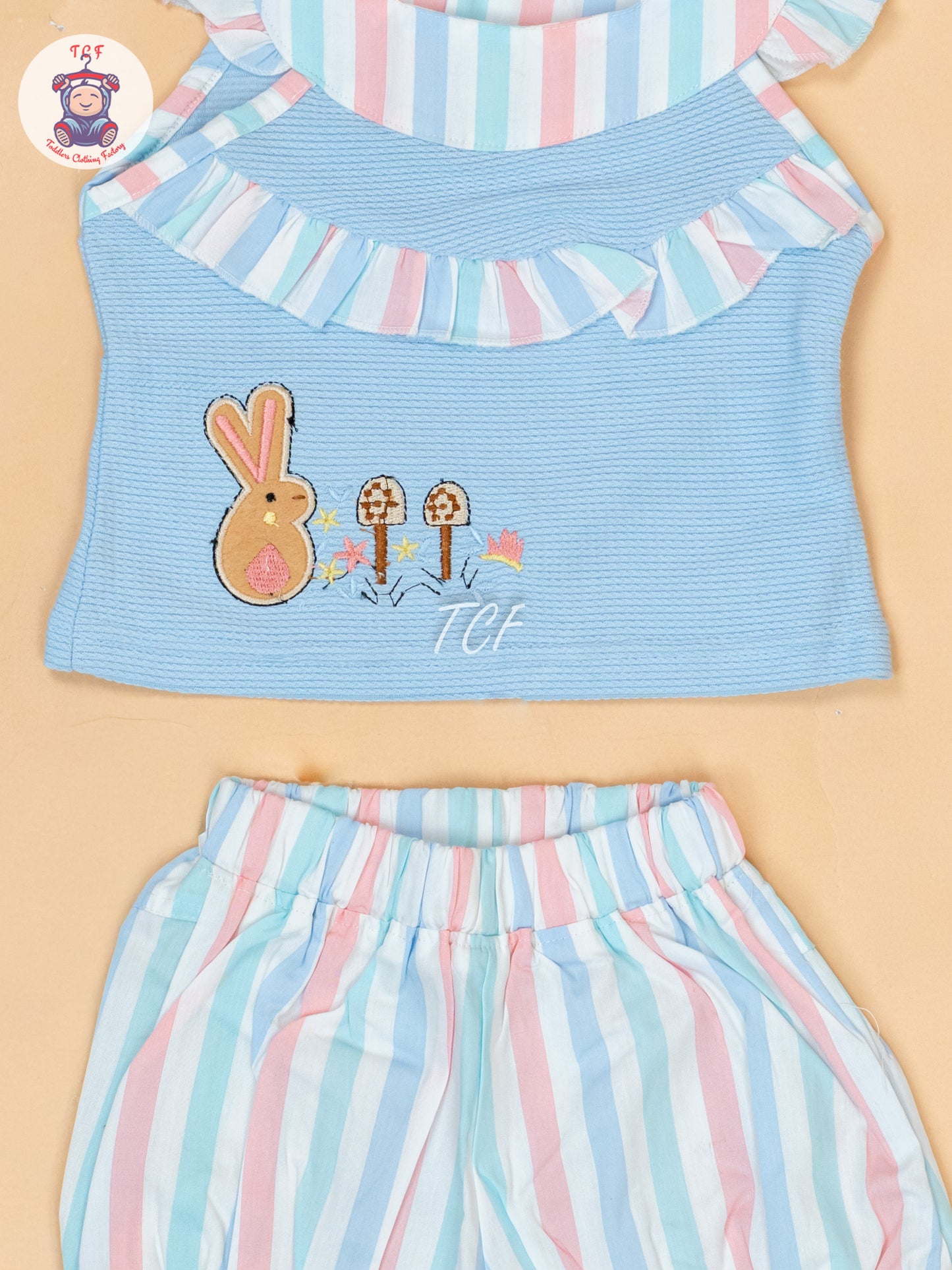 Light Blue - Top & Shorts