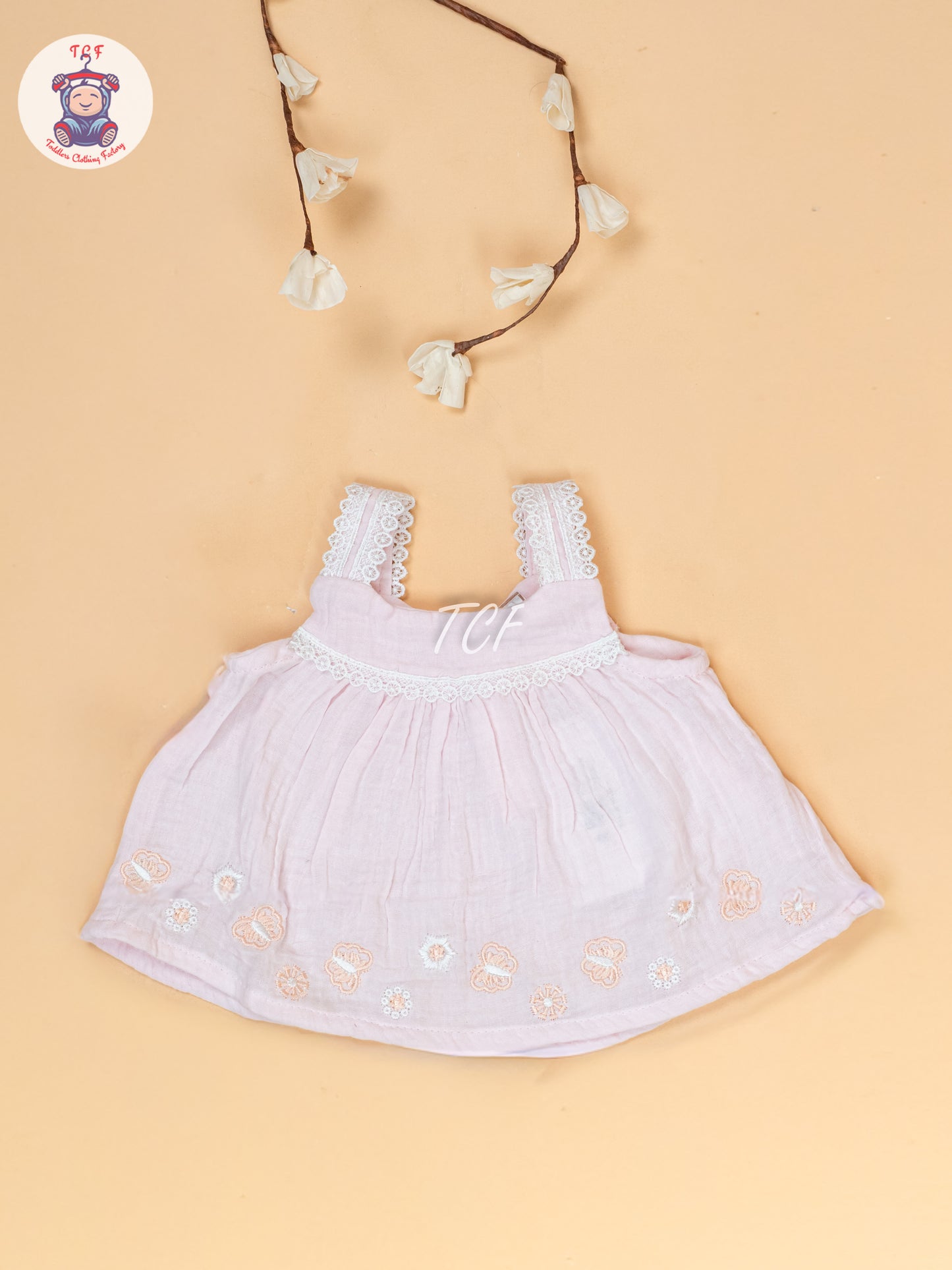 Baby Pink & White - Top & Shorts