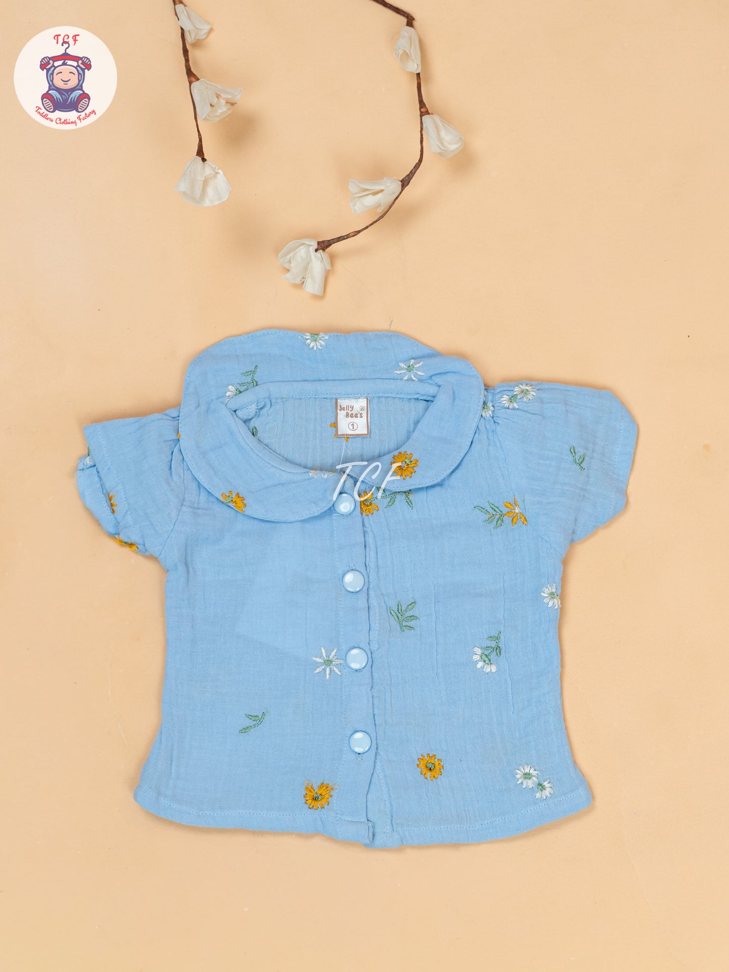 Sky Blue - Top & Shorts