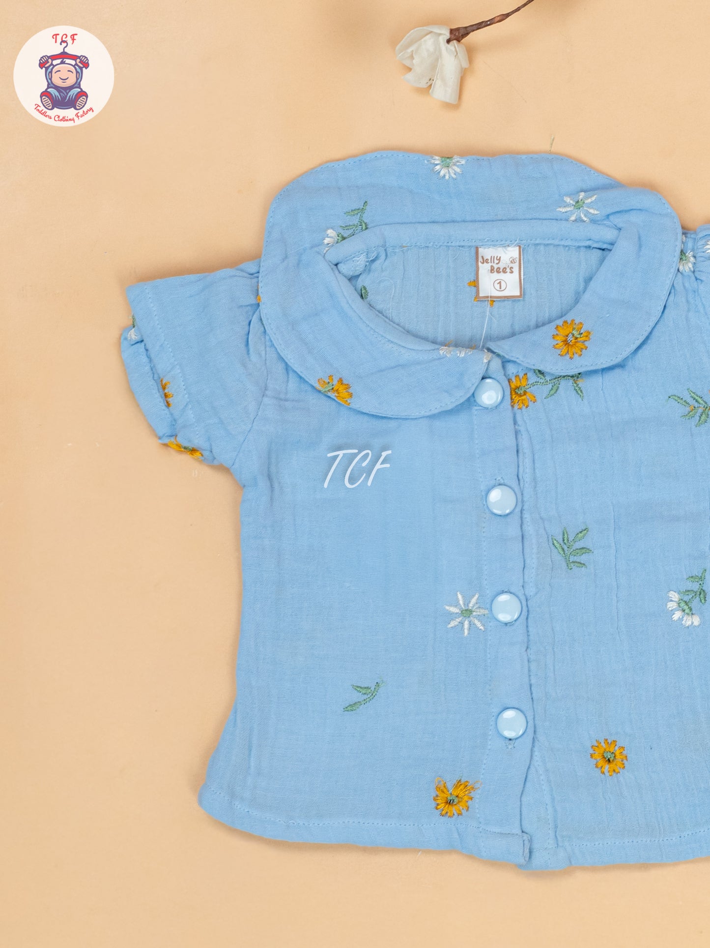 Sky Blue - Top & Shorts