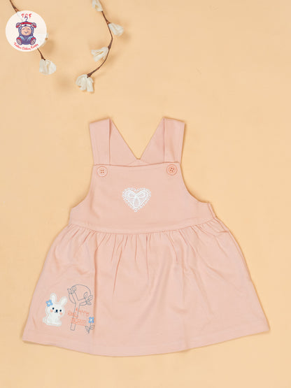 Peach & Cream -  Cotton Frock