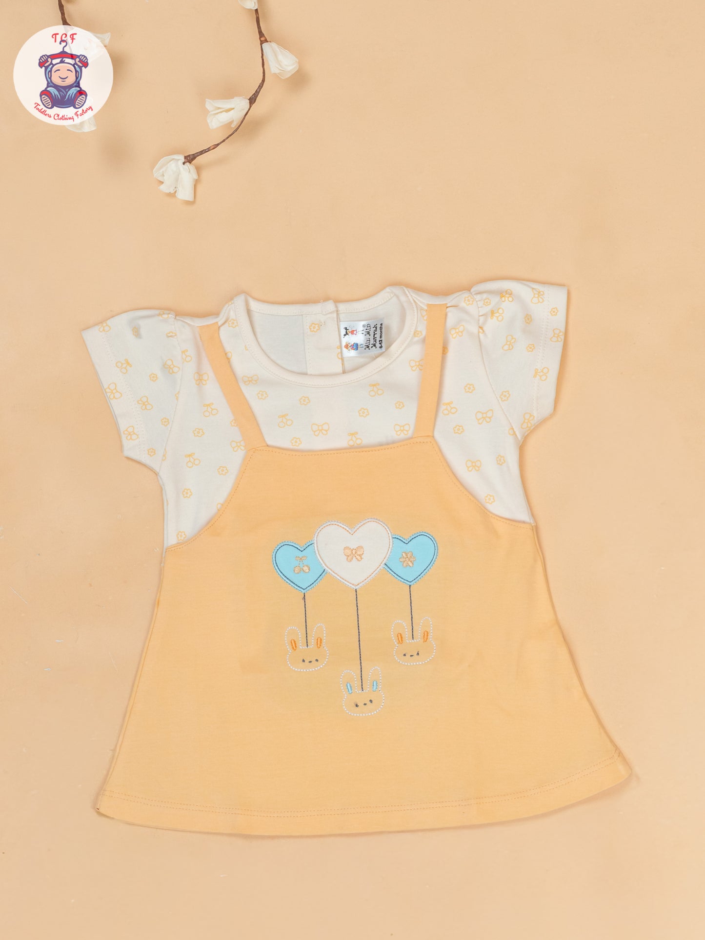 Orange - Cotton Frock