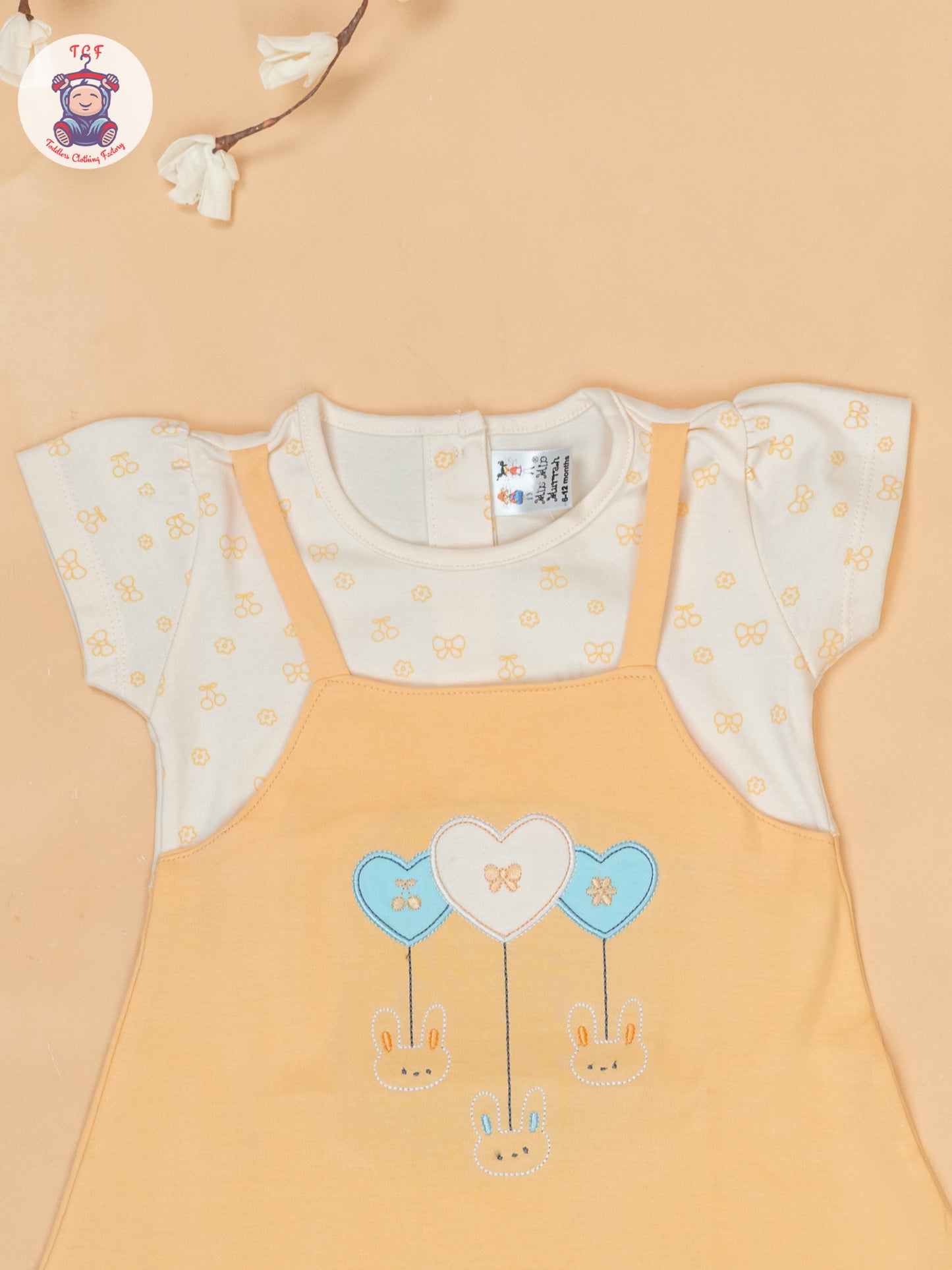 Orange - Cotton Frock