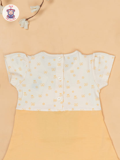 Orange - Cotton Frock