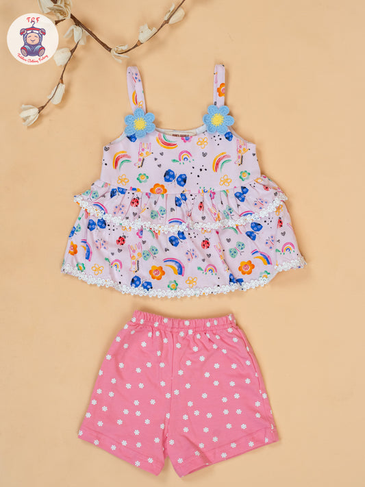 Baby Pink - Top & Shorts