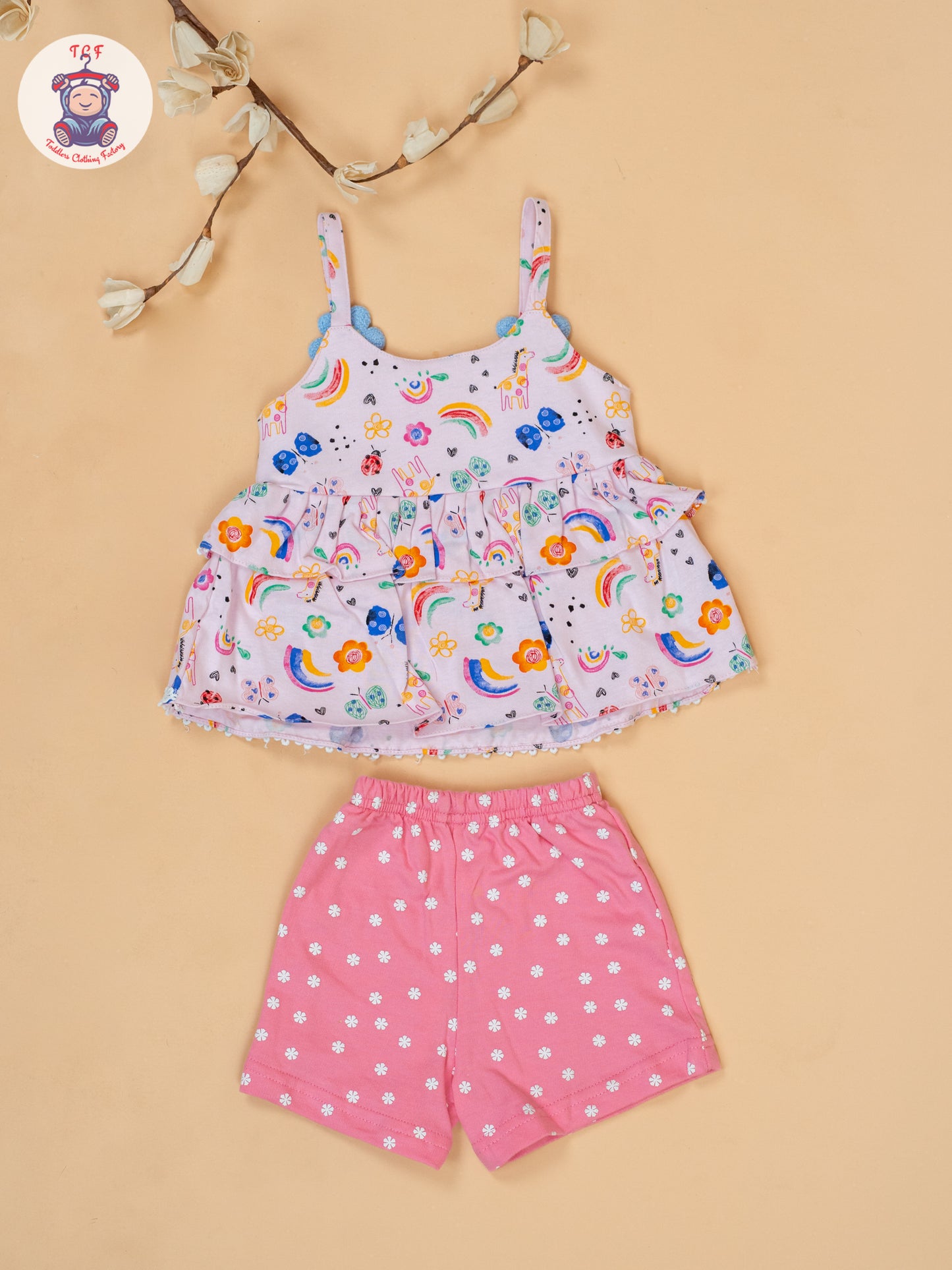 Baby Pink - Top & Shorts