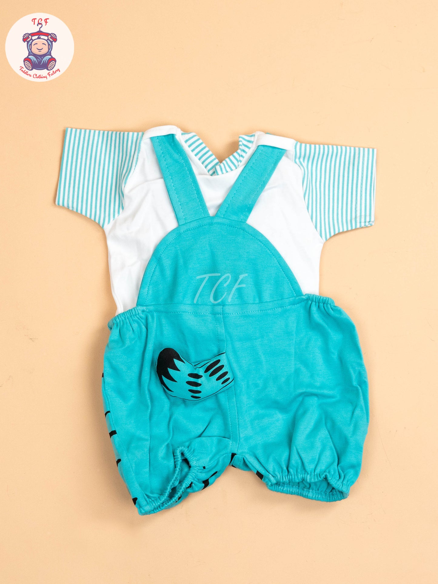 Light Green & White - Cat Jumpsuits