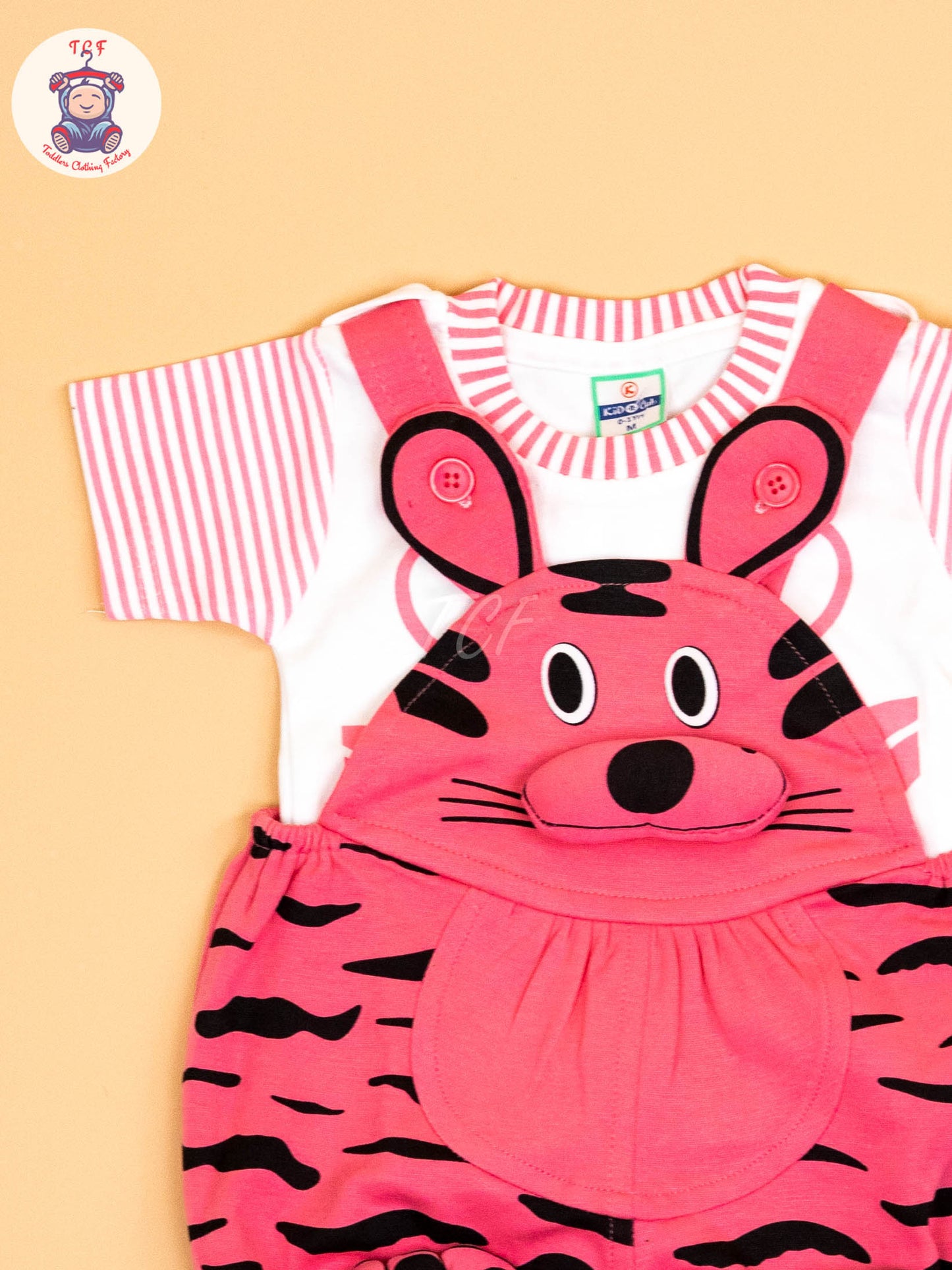 Light Pink & White - Cat Jumpsuits