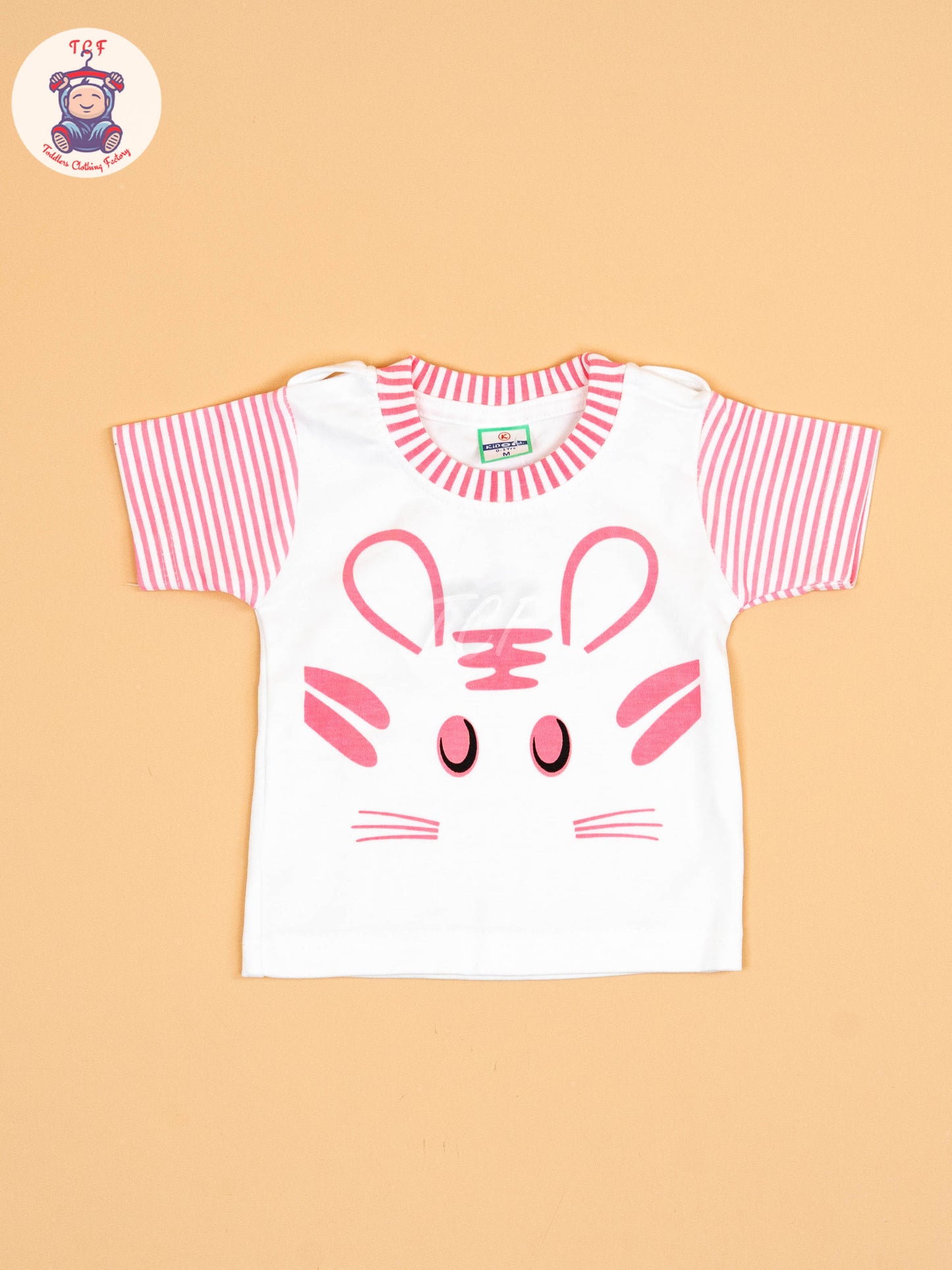 Light Pink & White - Cat Jumpsuits