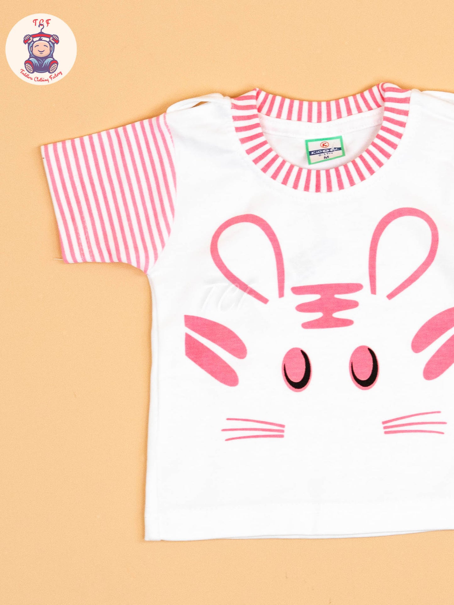 Light Pink & White - Cat Jumpsuits
