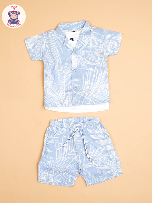 Blue - T-Shirts & Shorts