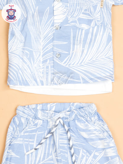 Blue - T-Shirts & Shorts