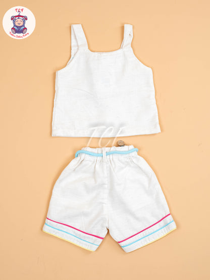 White - Girls Co-ords Sets