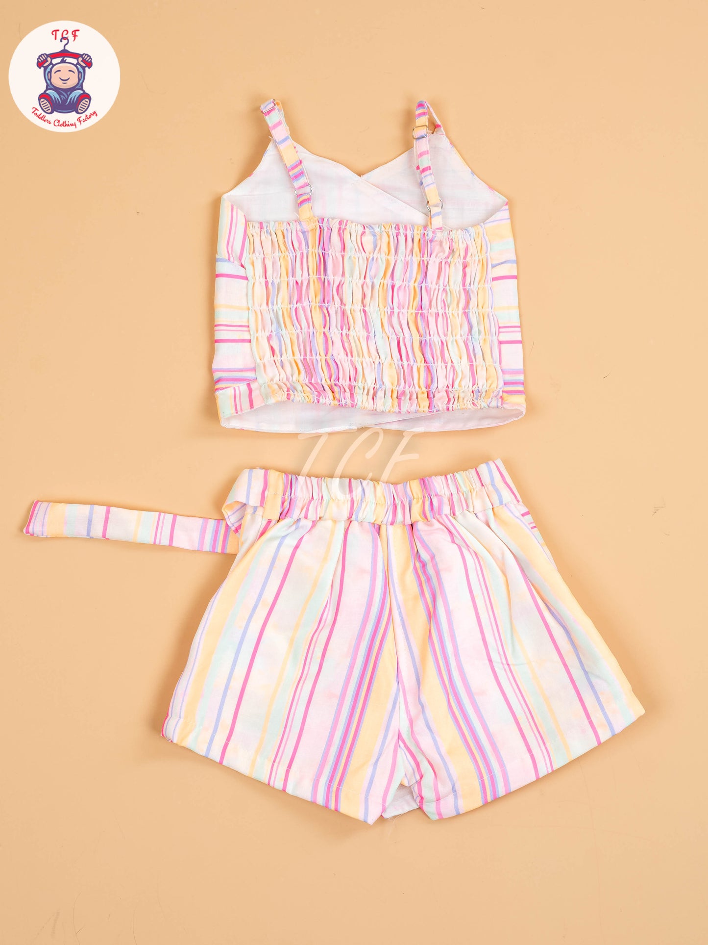 Rainbow Stripes - Girls Co-ords Sets