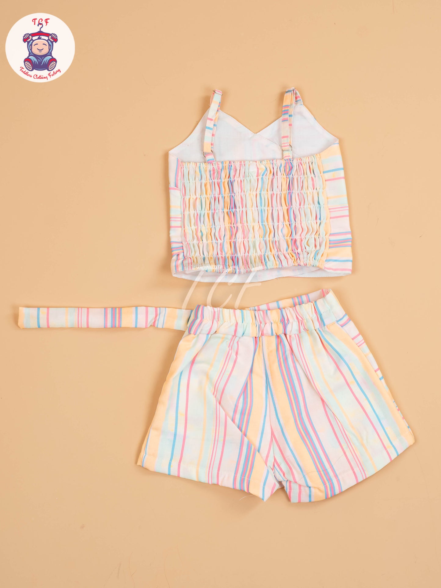 Rainbow Stripes - Girls Co-ords Sets