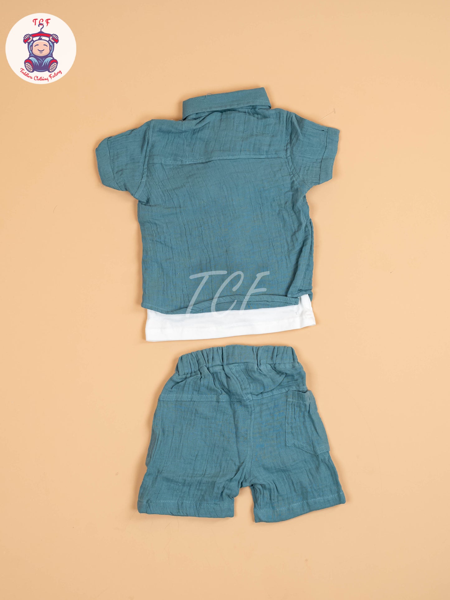 Light Green - Rocket Boys Readymade Cotton Shirts & Shorts