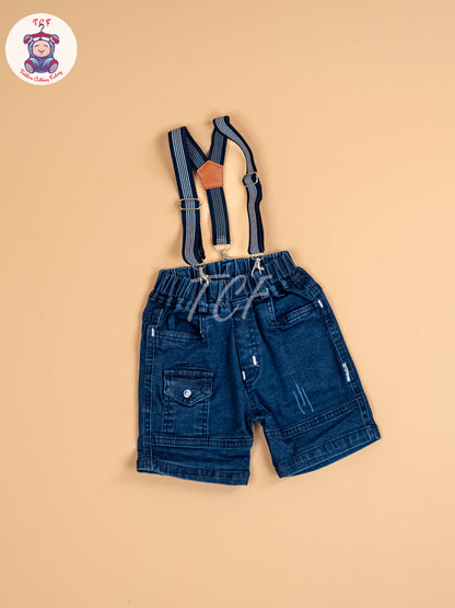 Blue & Navy Blue - Boys Shirts & Shorts