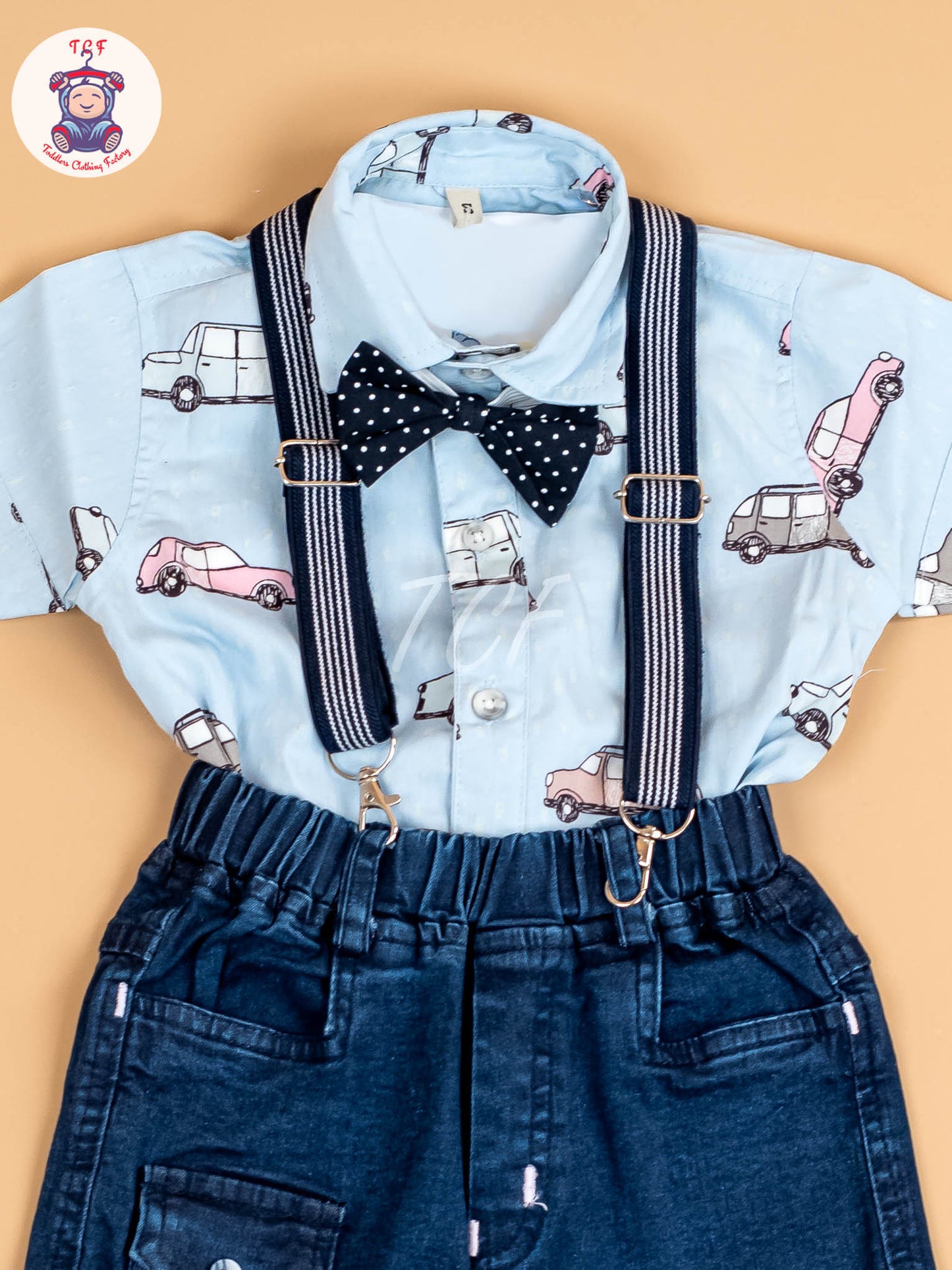 Blue & Navy Blue - Boys Shirts & Shorts