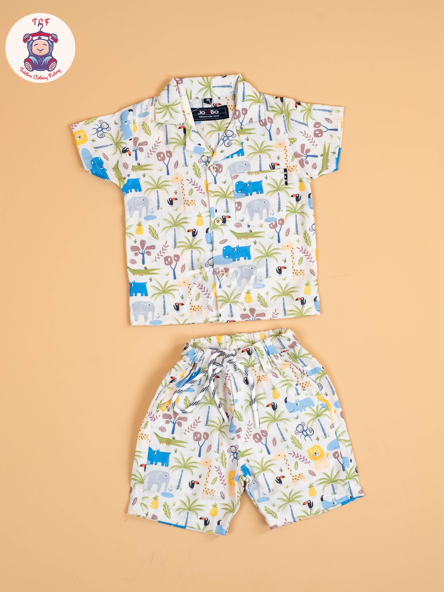 White Printed - Boys Shirts & Shorts