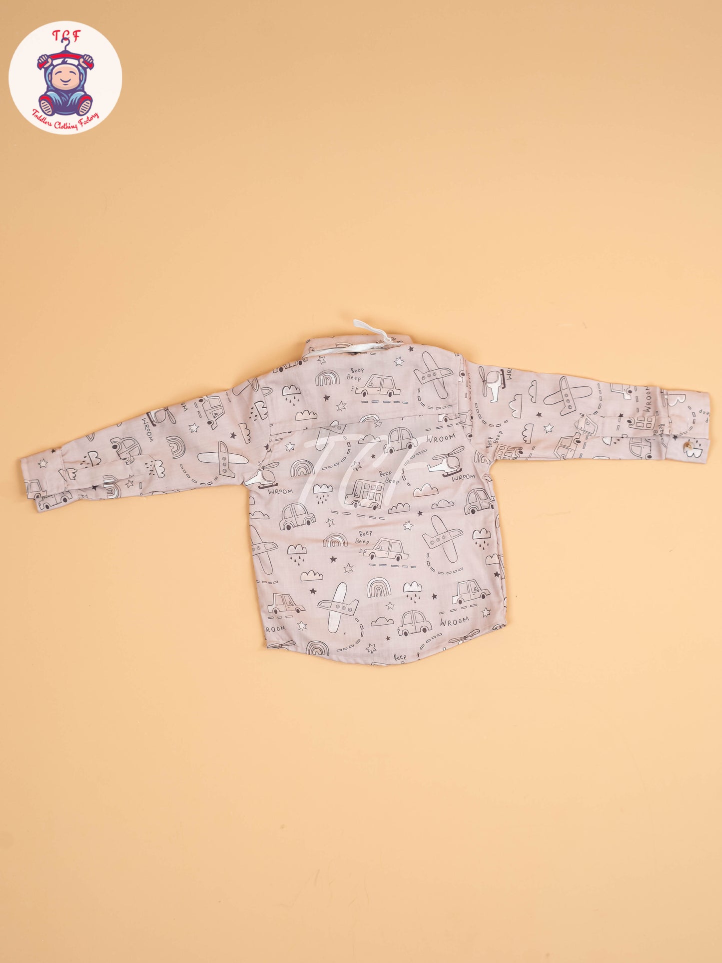 Peach & Brown - Boys Shirts & Shorts