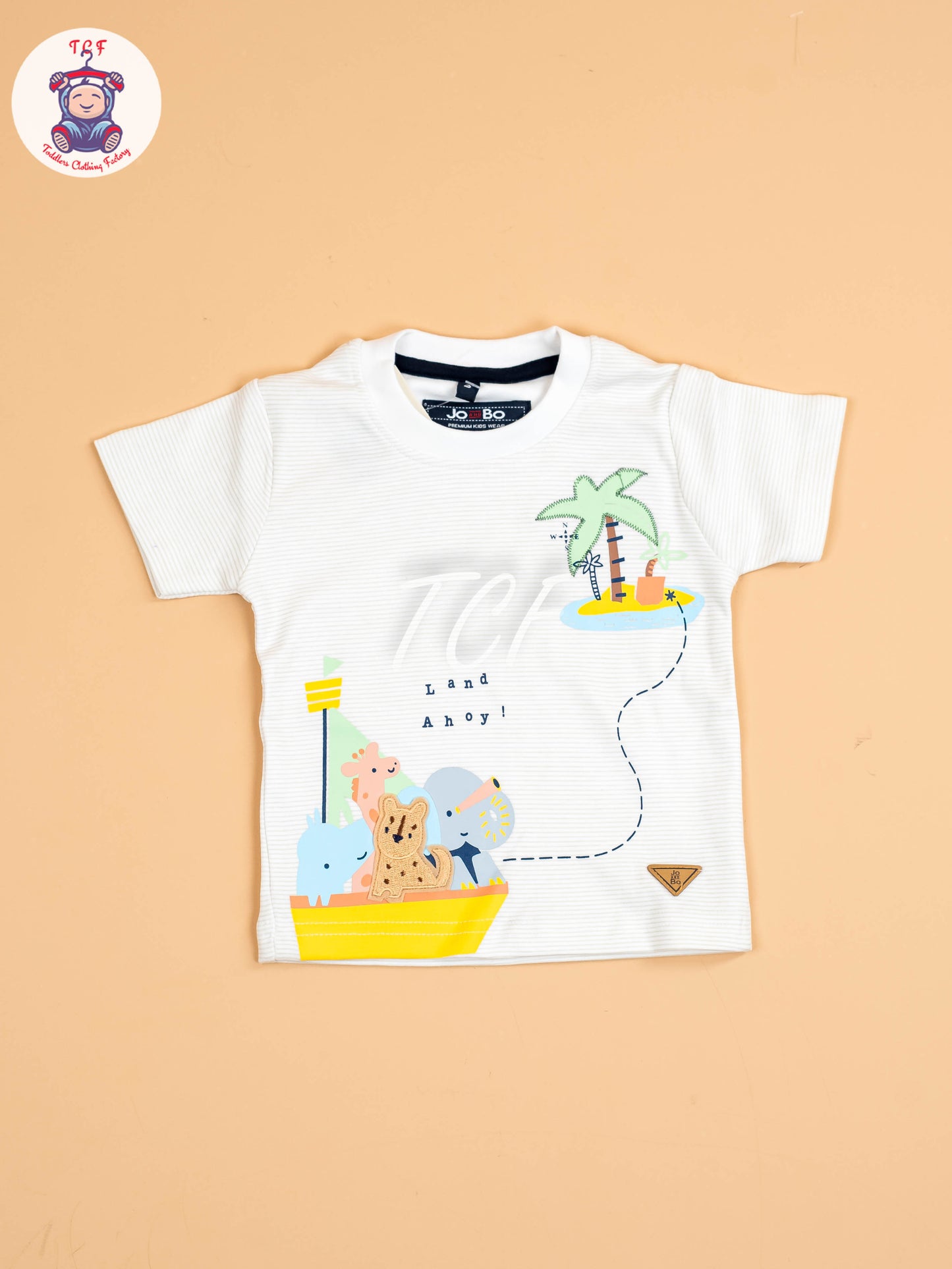 White & Yellow - Boys T-Shirt & Shorts