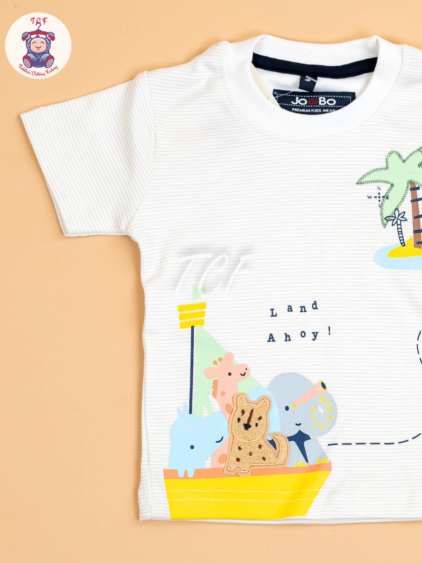 White & Yellow - Boys T-Shirt & Shorts