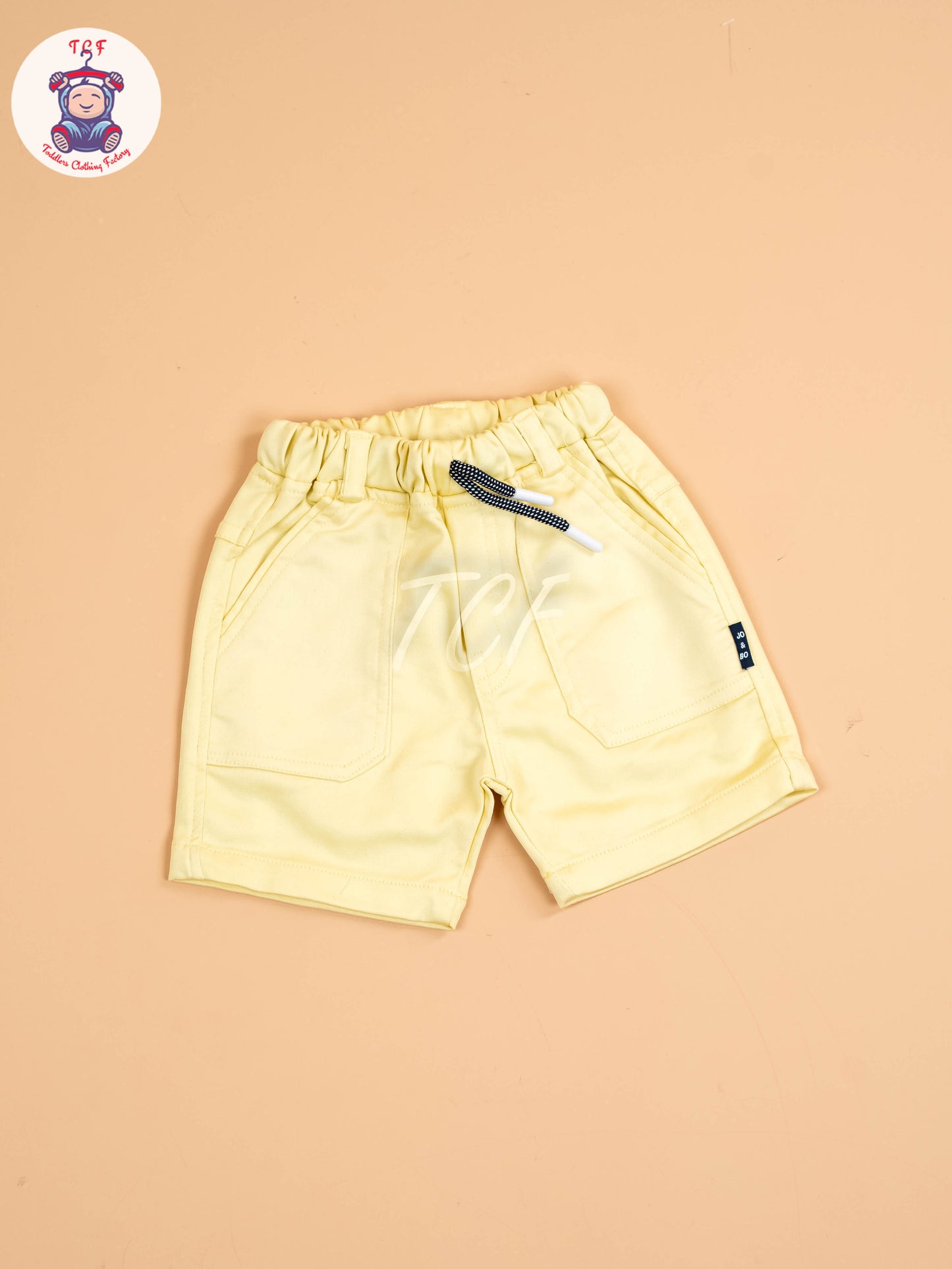 White & Yellow - Boys T-Shirt & Shorts