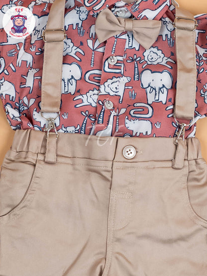 Light Pink - Boys Shirt & Pant