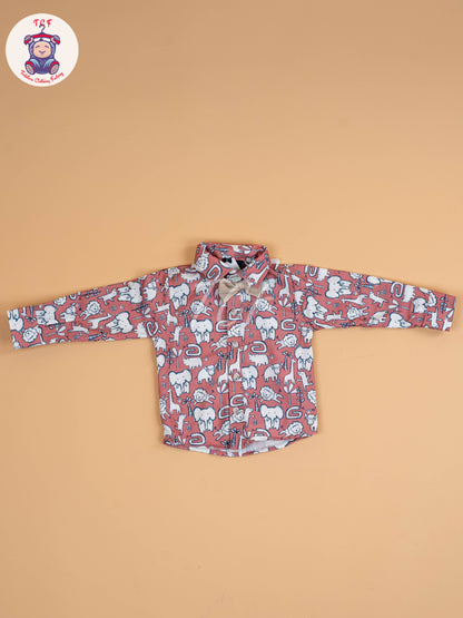 Light Pink - Boys Shirt & Pant