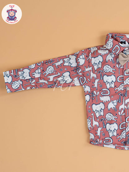 Light Pink - Boys Shirt & Pant